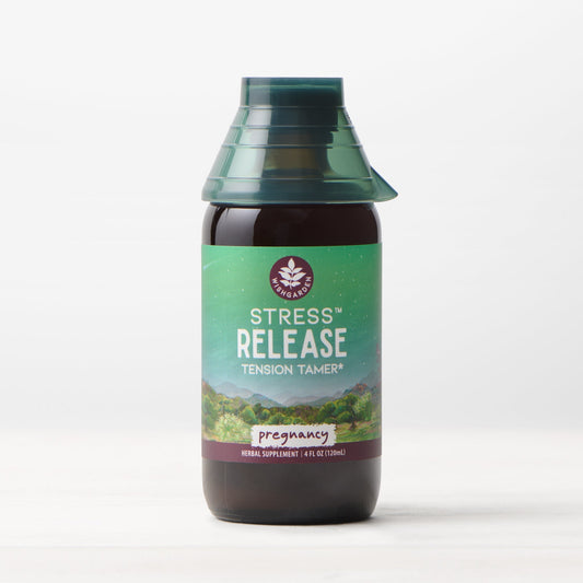 WishGarden Herbs Stress Release, Tension Tamer for Pregnancy - 4oz Jigger