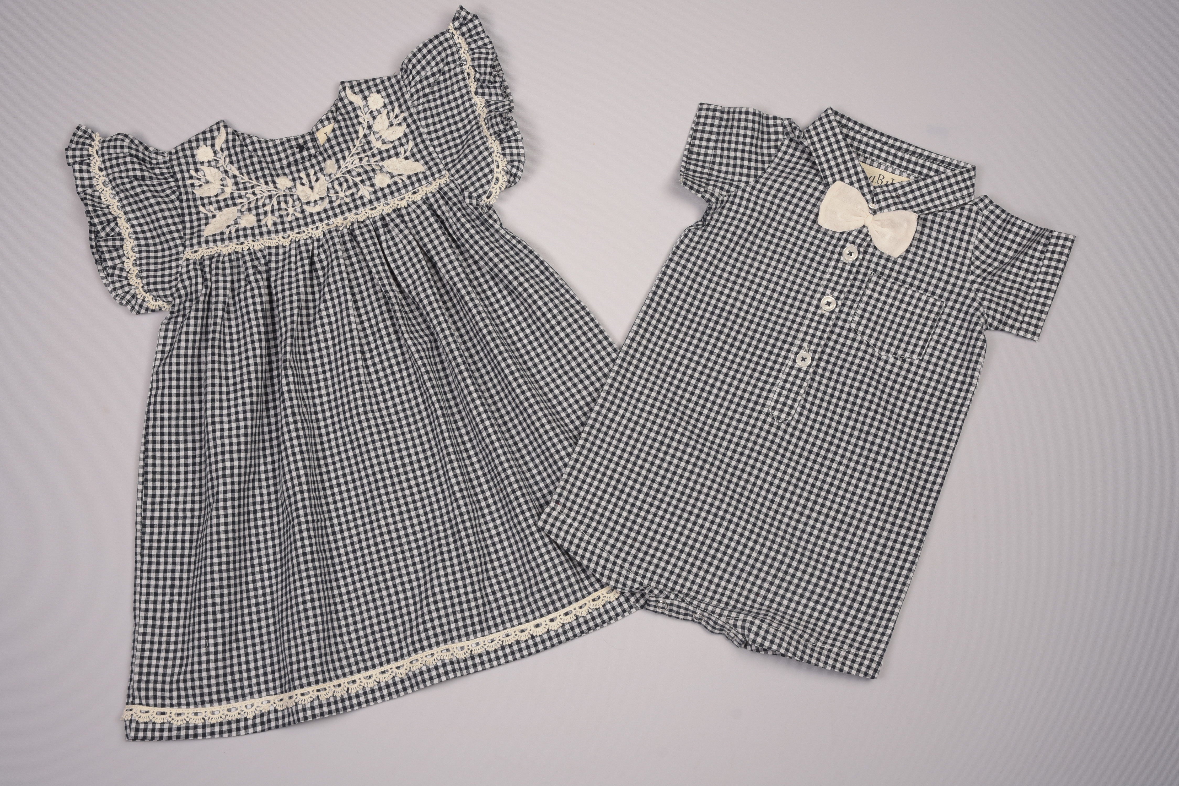 Embroidered Yoke Eith Ruffle Sleeves Dress in - Dress photo