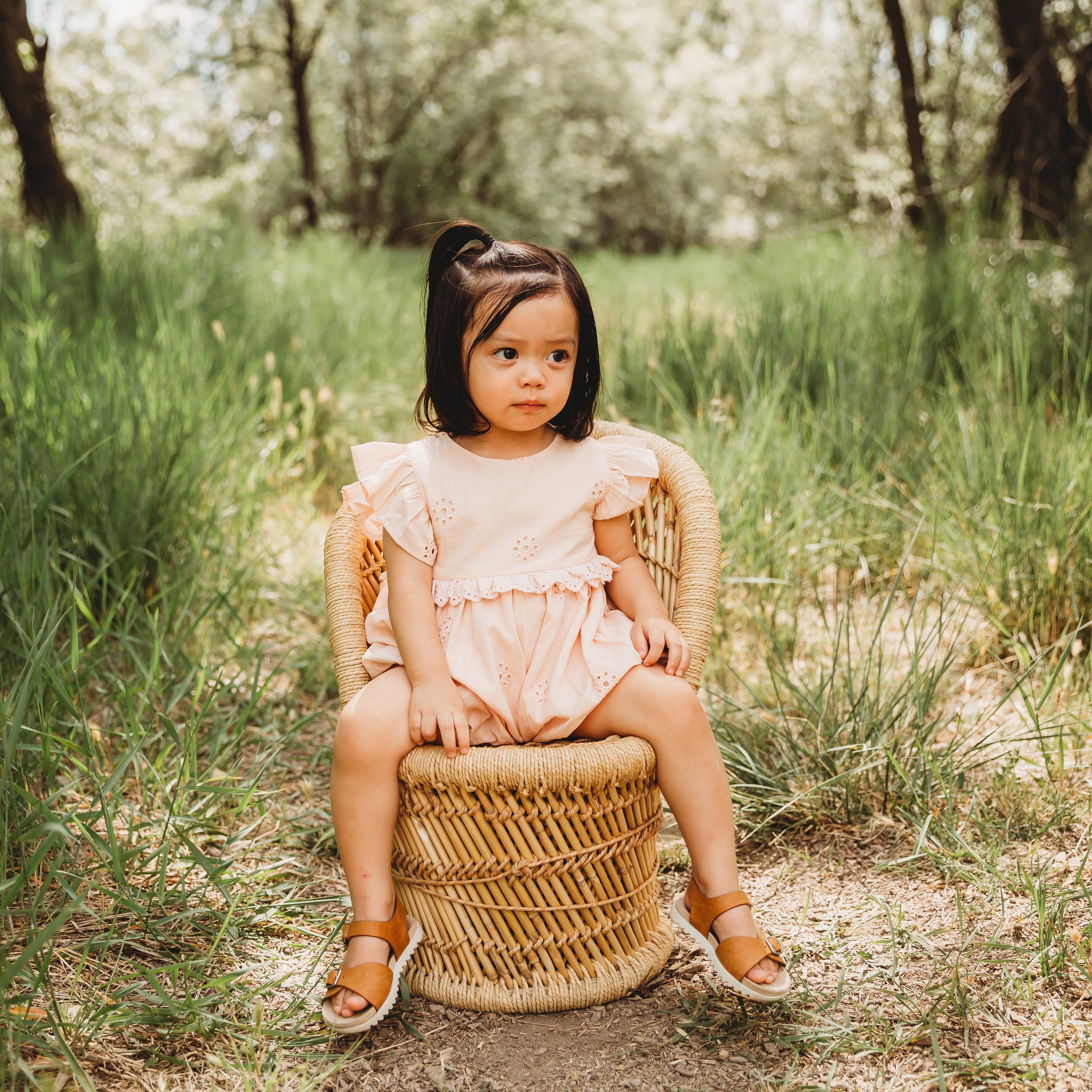Embroidered Schiffli Romper in - Dress photo