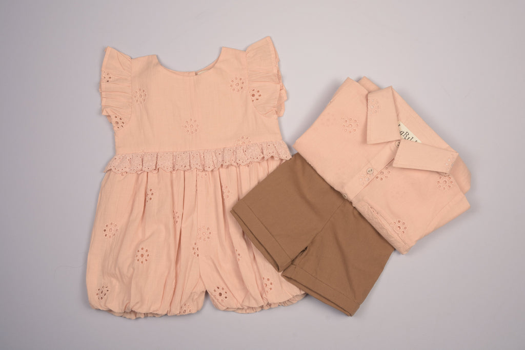 Embroidered Schiffli Romper in - Dress photo
