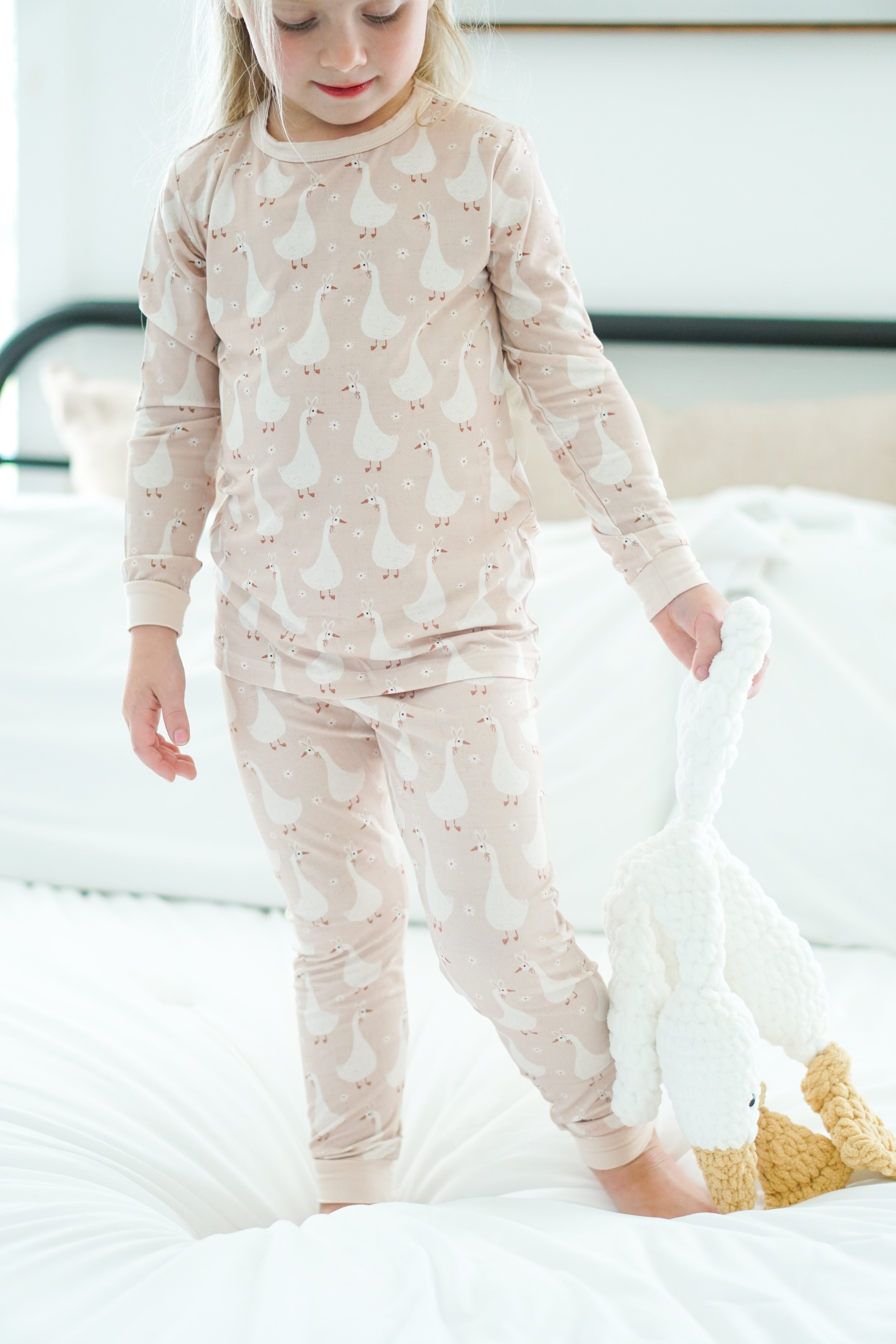 Silly Goose on the Loose 2pc Bamboo Pajamas in - photo
