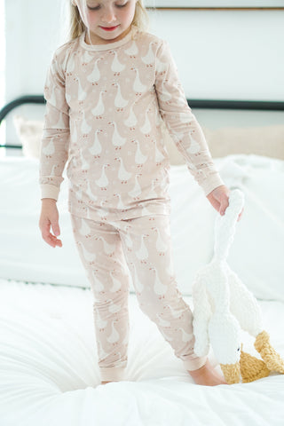 Silly Goose on the Loose 2pc Bamboo Pajamas in - photo