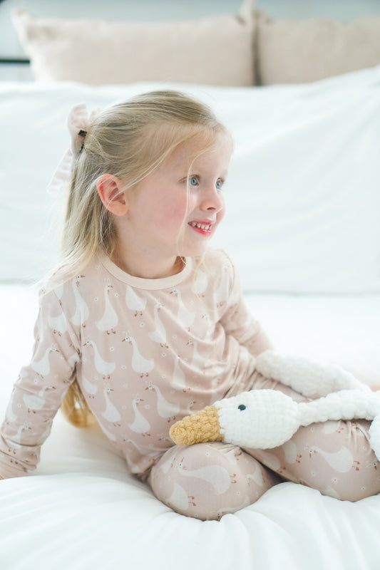 Silly Goose on the Loose 2pc Bamboo Pajamas in - photo