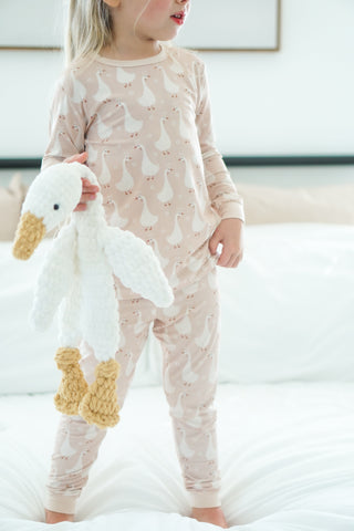 Silly Goose on the Loose 2pc Bamboo Pajamas in - photo