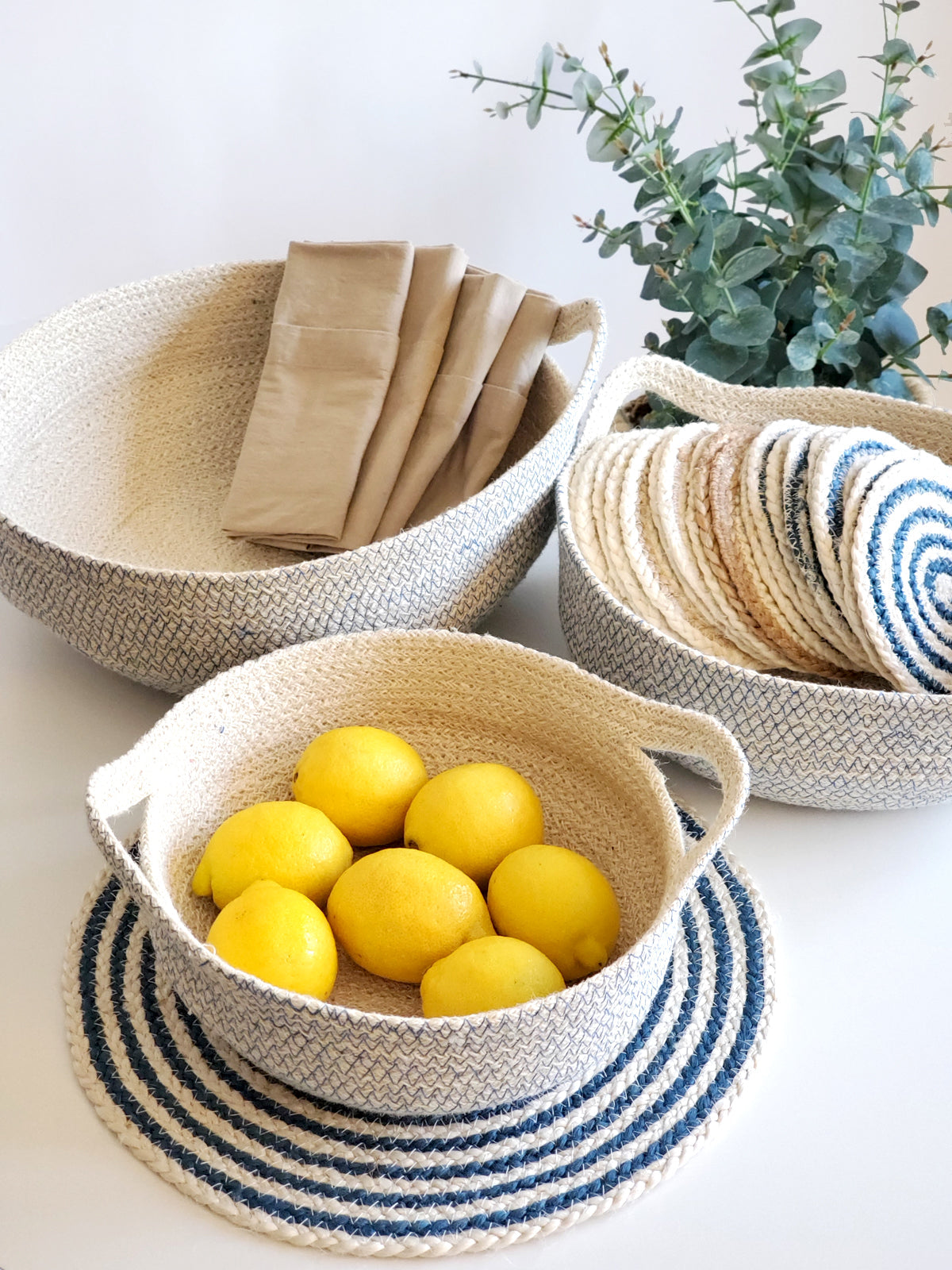 Amari Fruit Bowl - Blue in - STORAGE photo