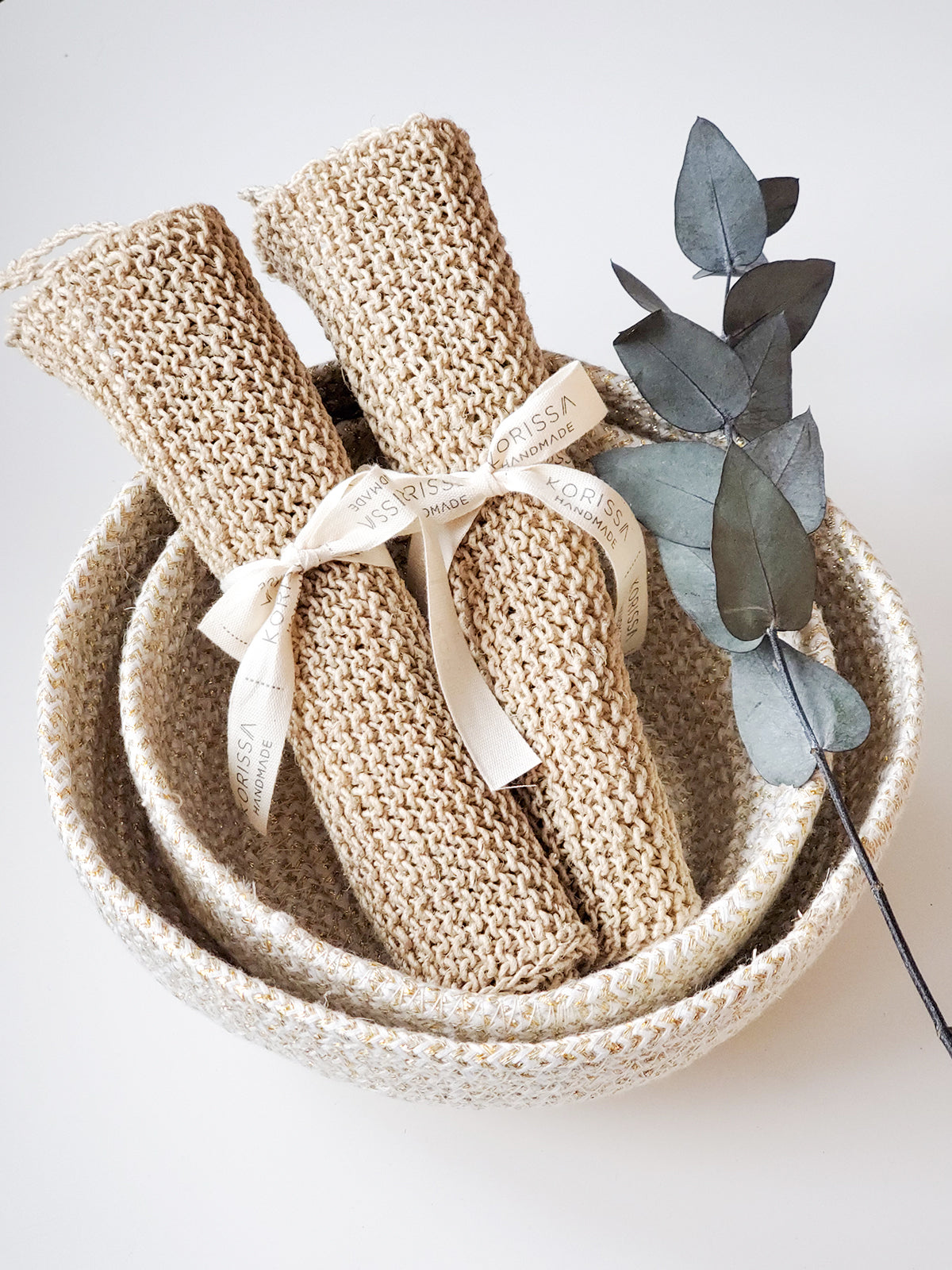 Hemp Washcloth (Set of 2) in - BATH photo