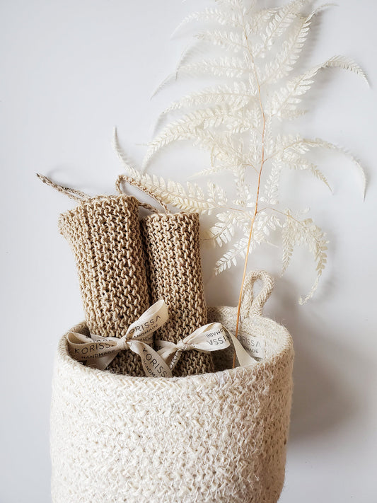 Hemp Washcloth (Set of 2) in - BATH photo