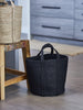 KORISSA Kata Basket with handle - Black | Handmade - SwagglyLife Home & Fashion