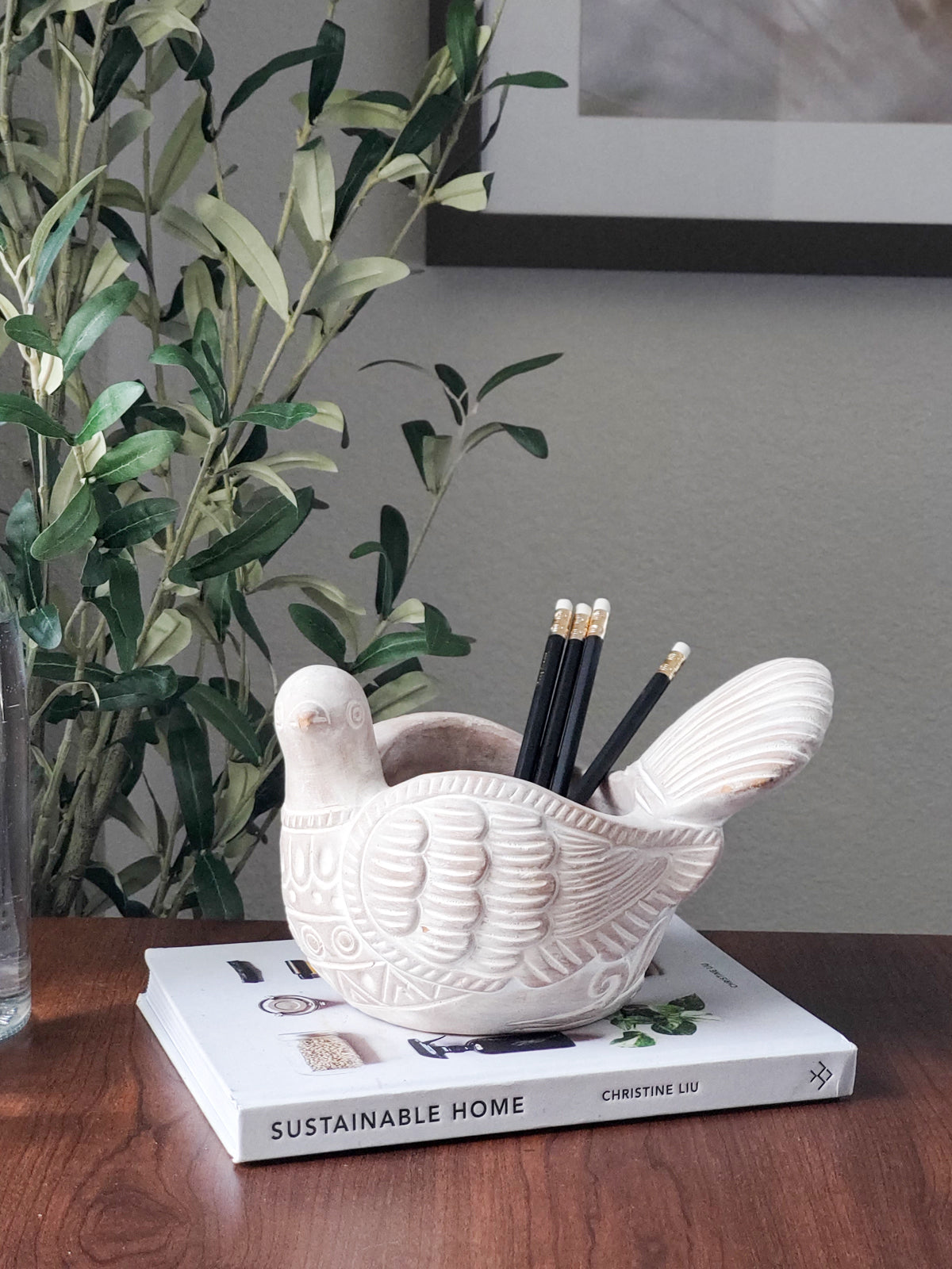 Terracotta Pot - Turtle Dove in - PLANT DECOR photo