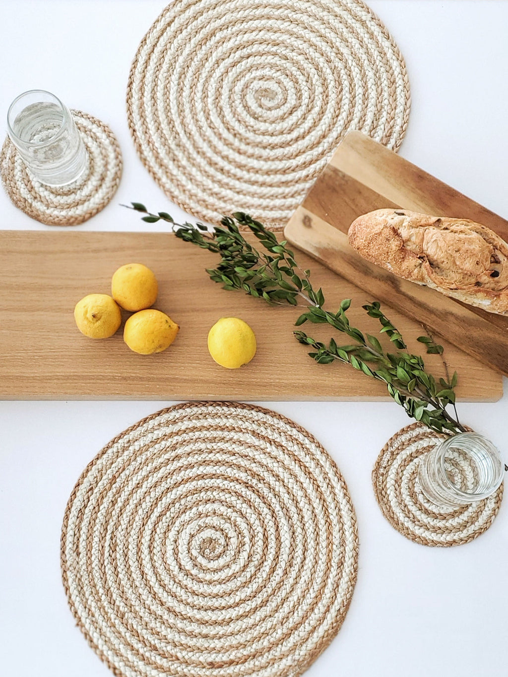 Kata Spiral Placemat - Natural (Set of 4) in - KITCHEN photo