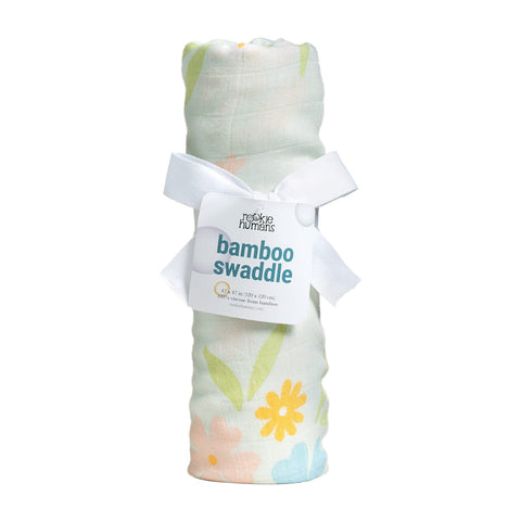 Enchanted Meadow bamboo swaddle in - Swaddle photo