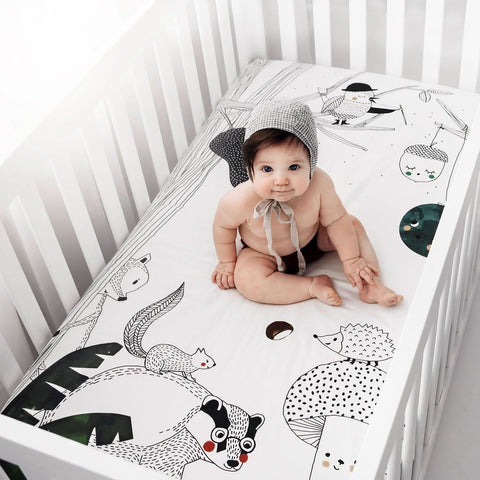 Woodland Dreams Standard Size Crib Sheet in - Crib sheets photo