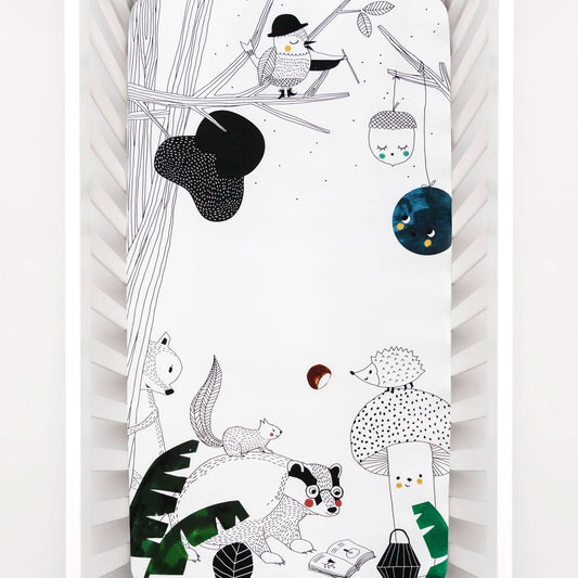 Woodland Dreams Standard Size Crib Sheet in - Crib sheets photo