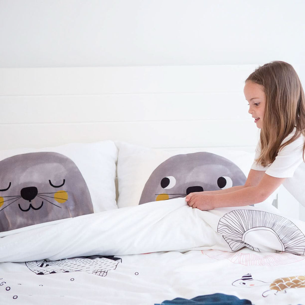 2-pack Seal Standard Size Pillowcases in - Pillowcase photo