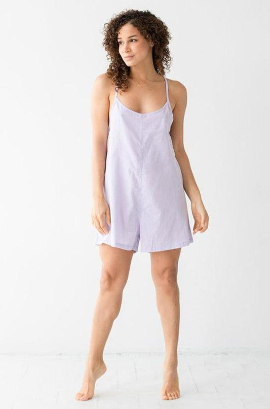 SALUA Relaxing Romper in Lilac - ROMPERS photo