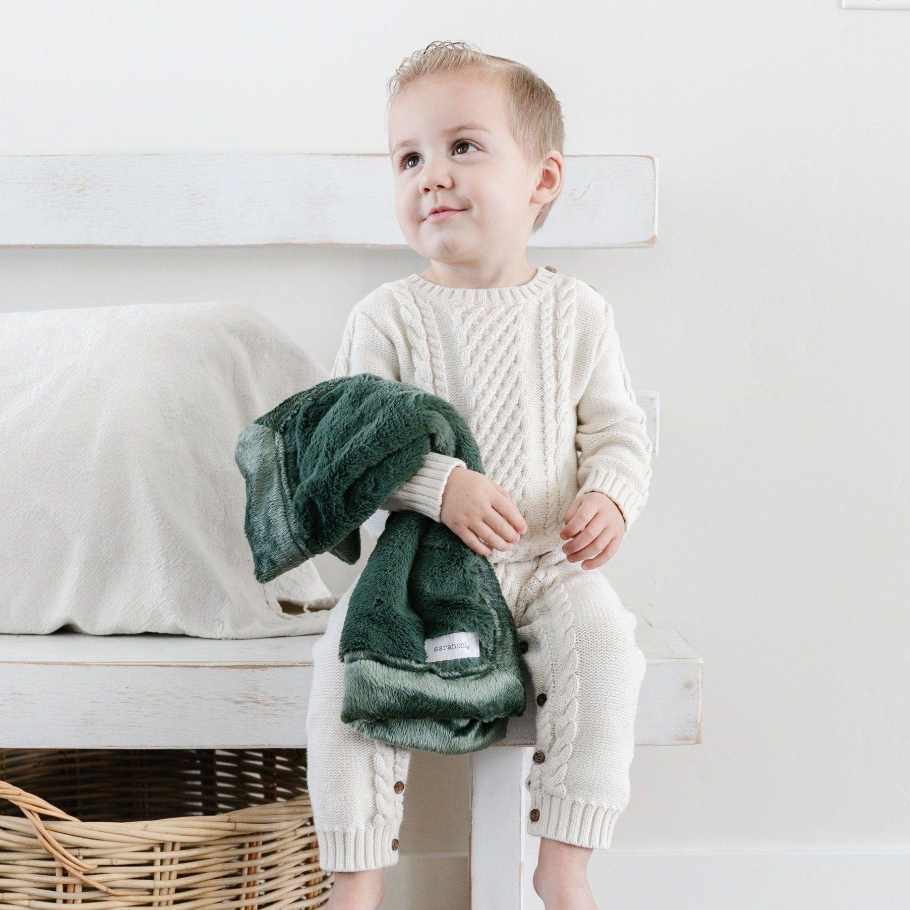 Saranoni Lush Mini Blankets in Hunter - photo
