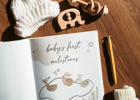 Duncan & Stone Paper Co. Baby's First Year Memory Book in - Baby Gift Sets photo