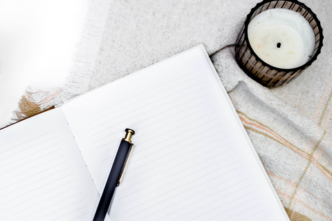 Blank Lined Journal in - blank journal photo