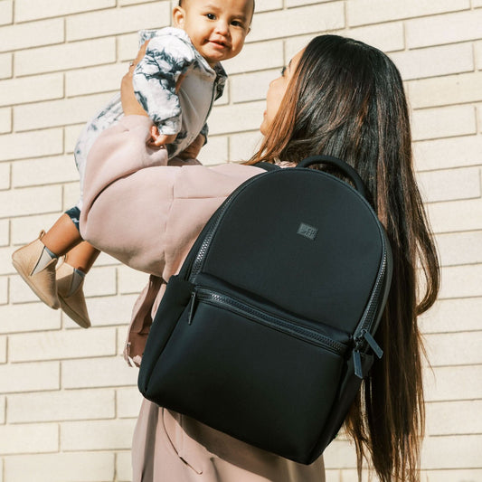 Freshly Picked Ebony Seoul City Diaper Bag in - Seoul City Backpack photo