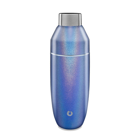 Snowfox Stainless Steel Cocktail Shaker, Shimmer Blue in ShimmerBlue - Cocktail shaker photo