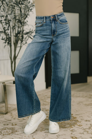 Shayla High Waist Retro Wide -