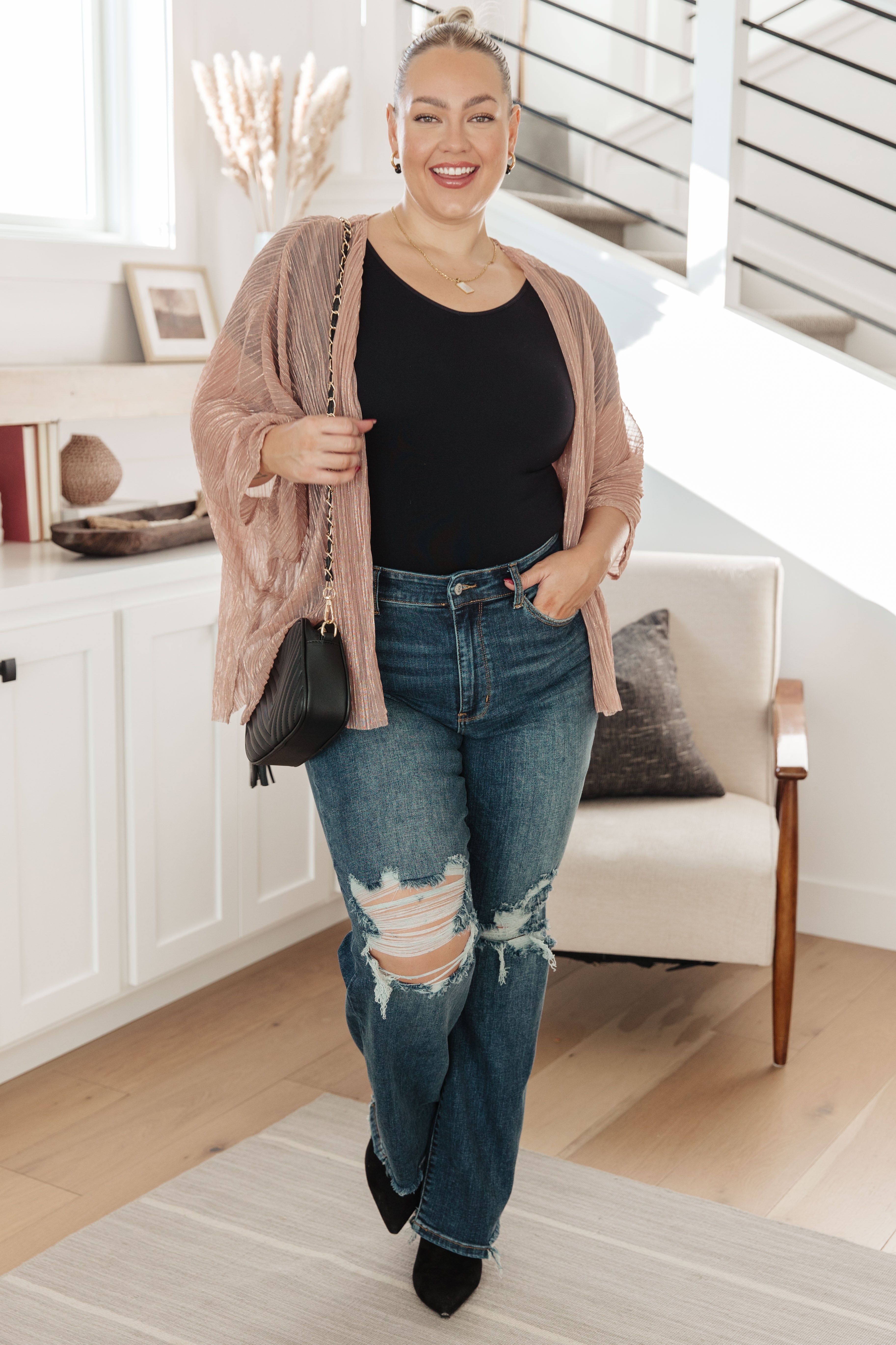 Sheer Signs Kimono in - Layers photo