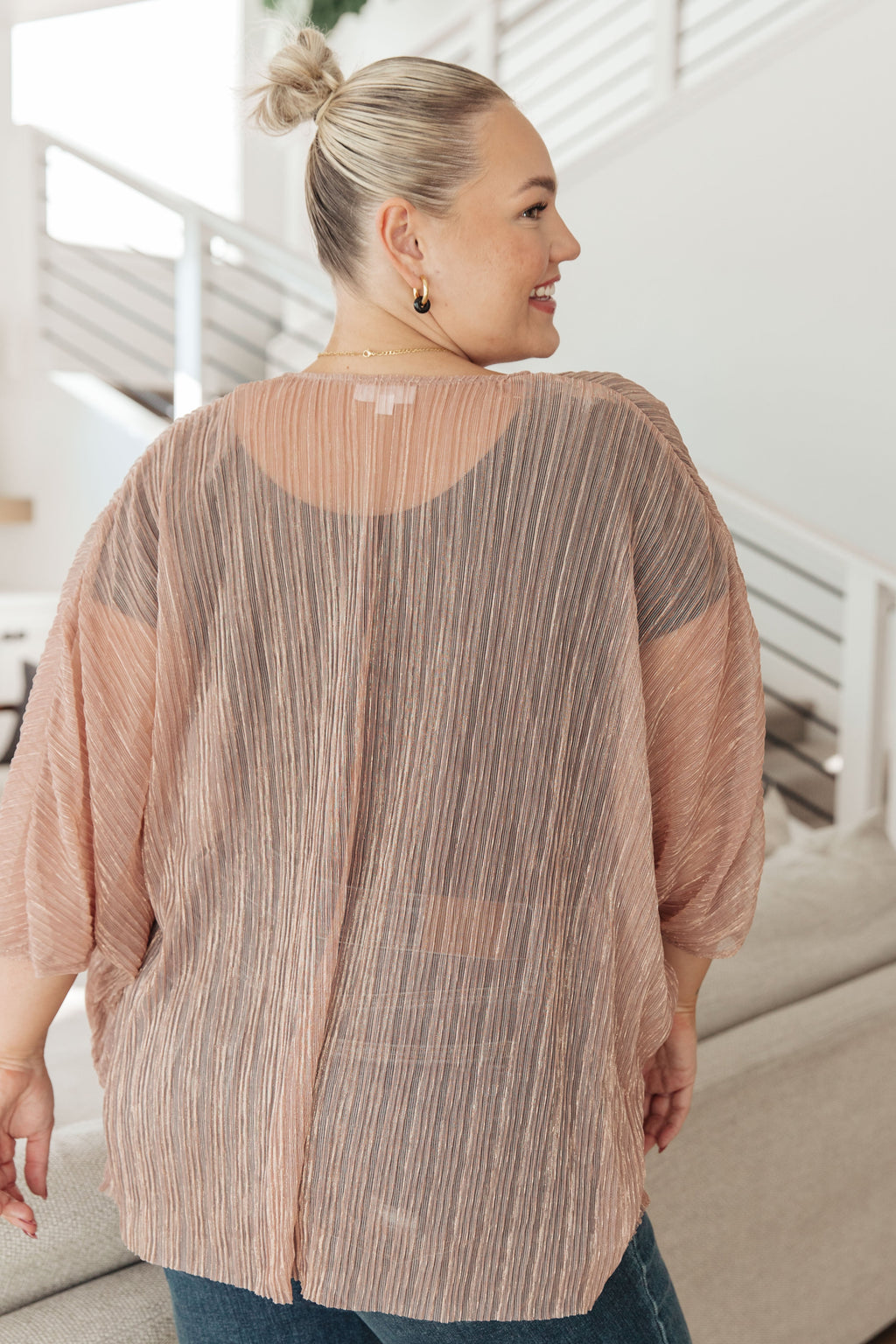 Sheer Signs Kimono in - Layers photo