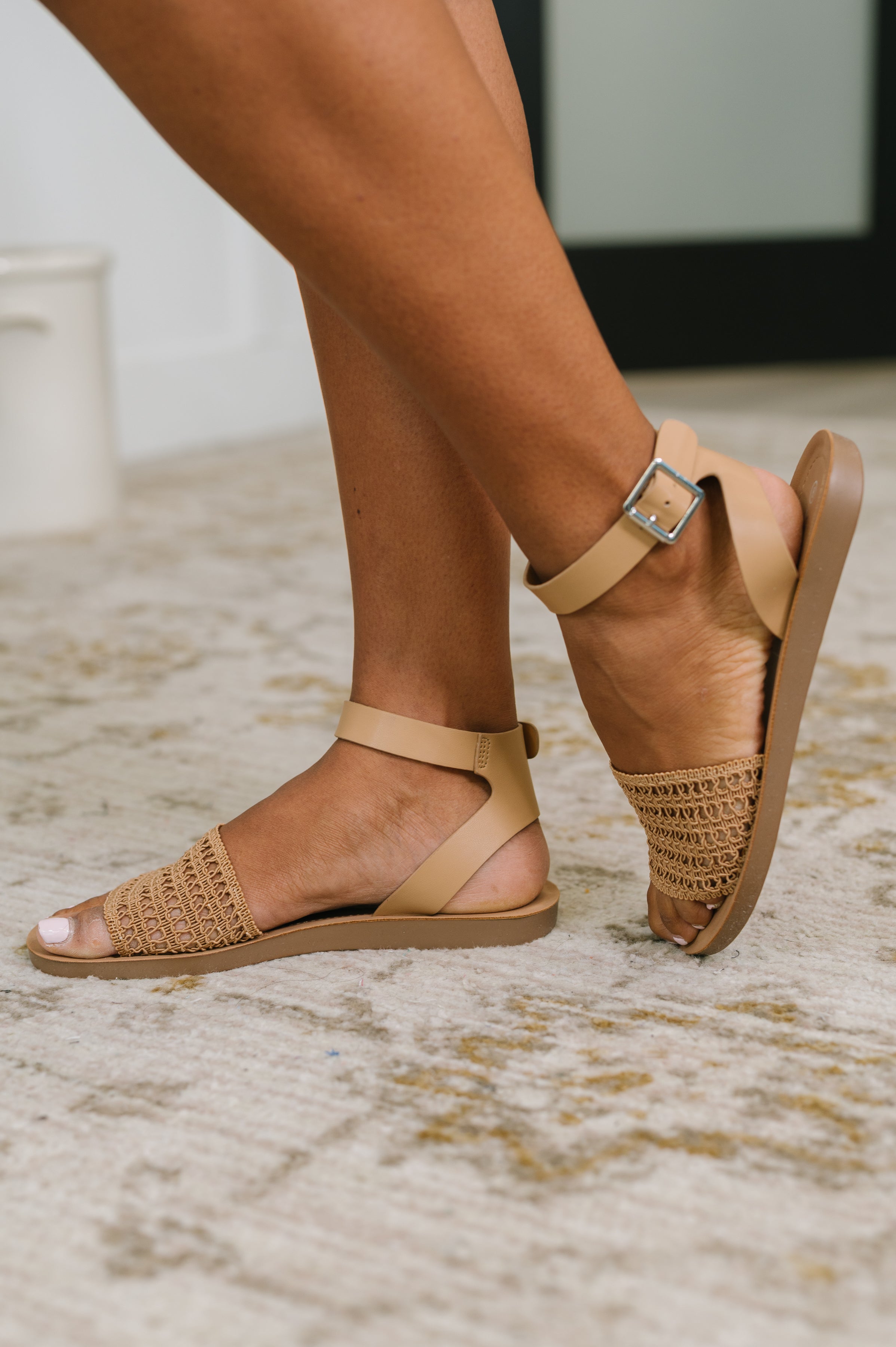 Sibley Sandal in Camel in - Womens photo