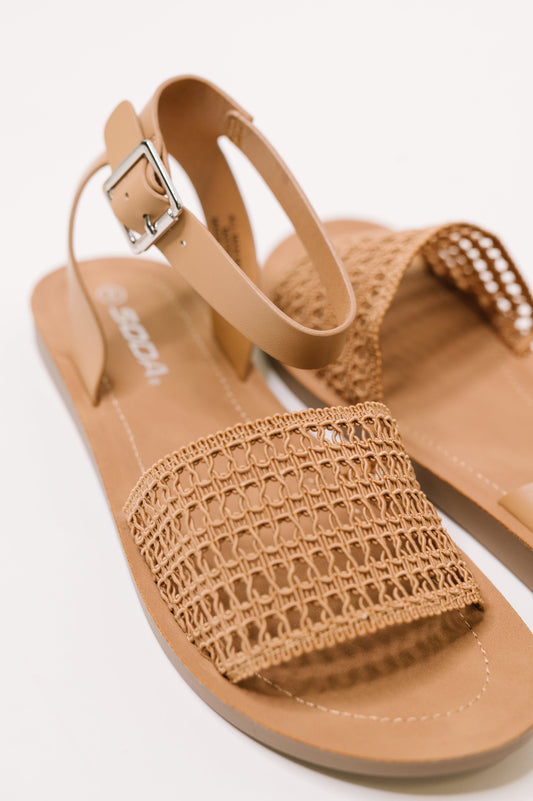 Sibley Sandal in Camel in - Womens photo