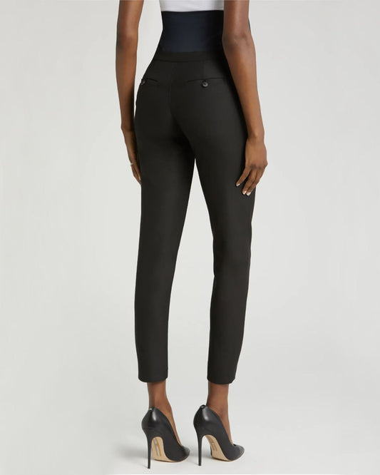 Slim Leg Maternity Work Pants in Black in - Pants photo