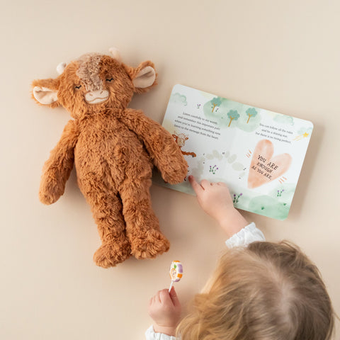 Slumberkins Yak Kin Stuffed Animal & Hardcover Book