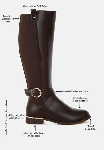 Snowd Riding Boot in - Long Boots photo