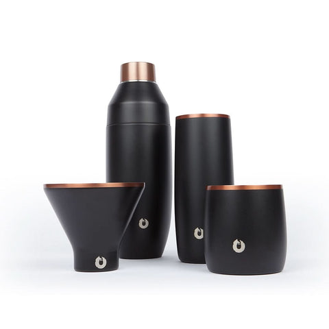 Stainless Steel Rocks Glass, Set of 2 - Black in - Drinkware photo