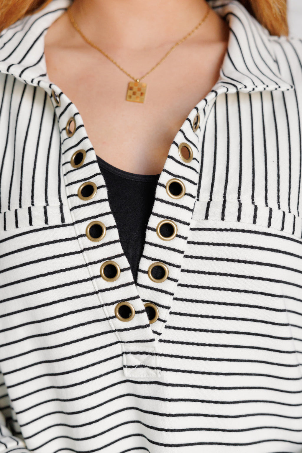 Striped Serendipity Pullover -