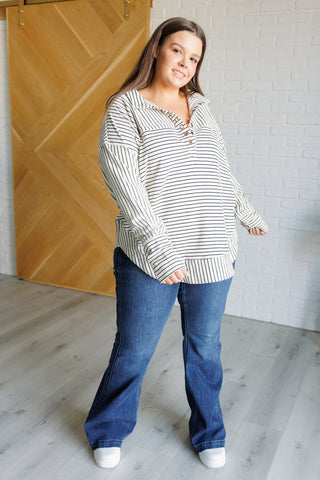 Striped Serendipity Pullover -