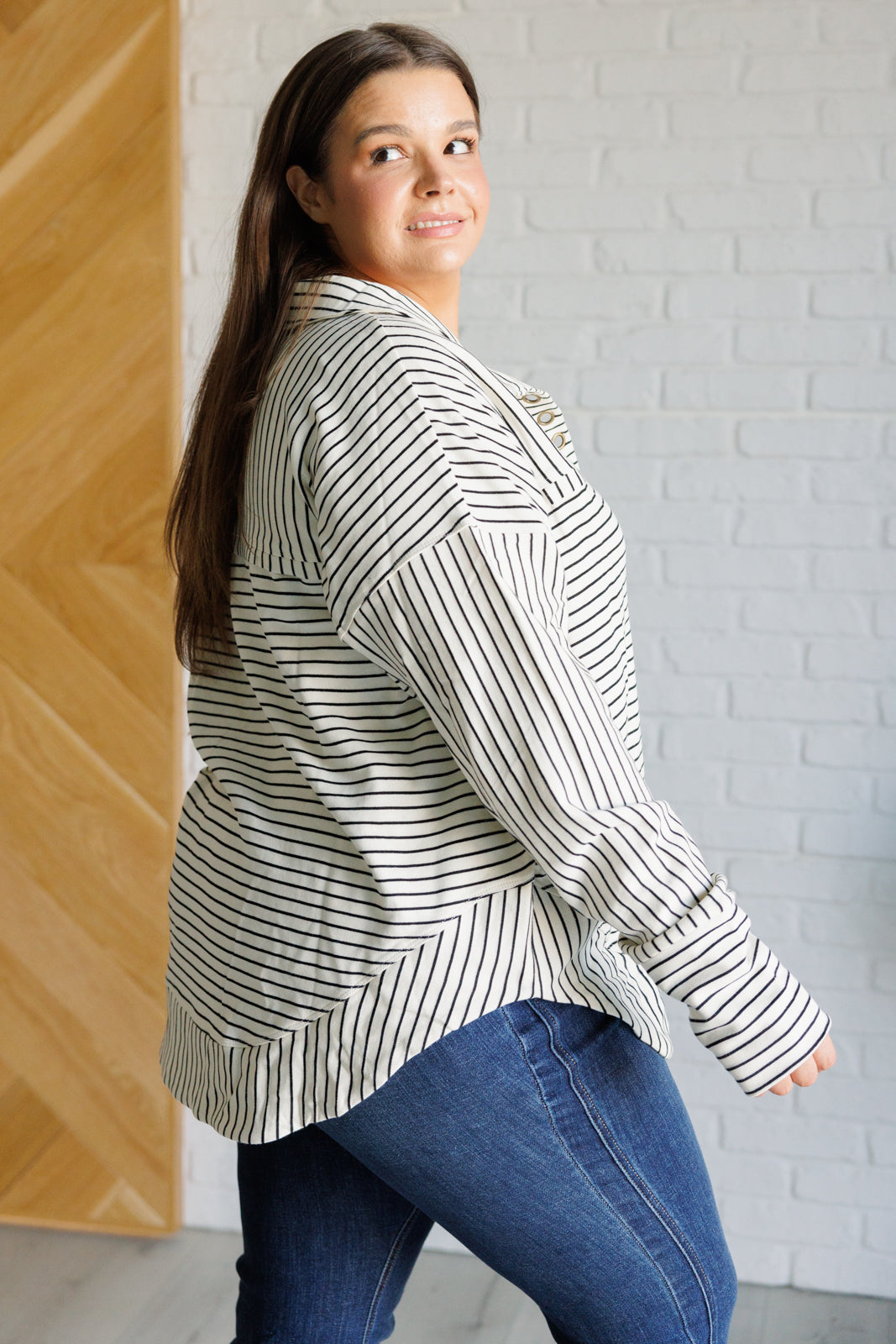 Striped Serendipity Pullover -
