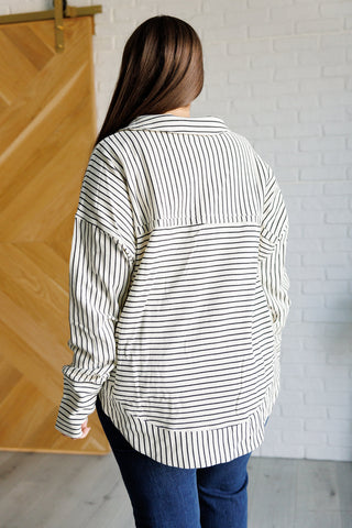 Striped Serendipity Pullover -