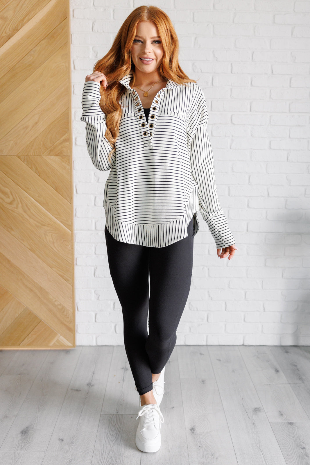 Striped Serendipity Pullover -