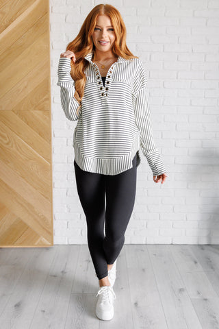 Striped Serendipity Pullover -