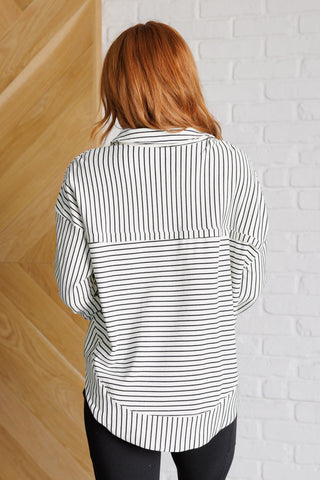Striped Serendipity Pullover -