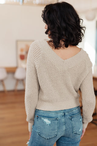 Stuck In The Moment V-Neck Sweater -