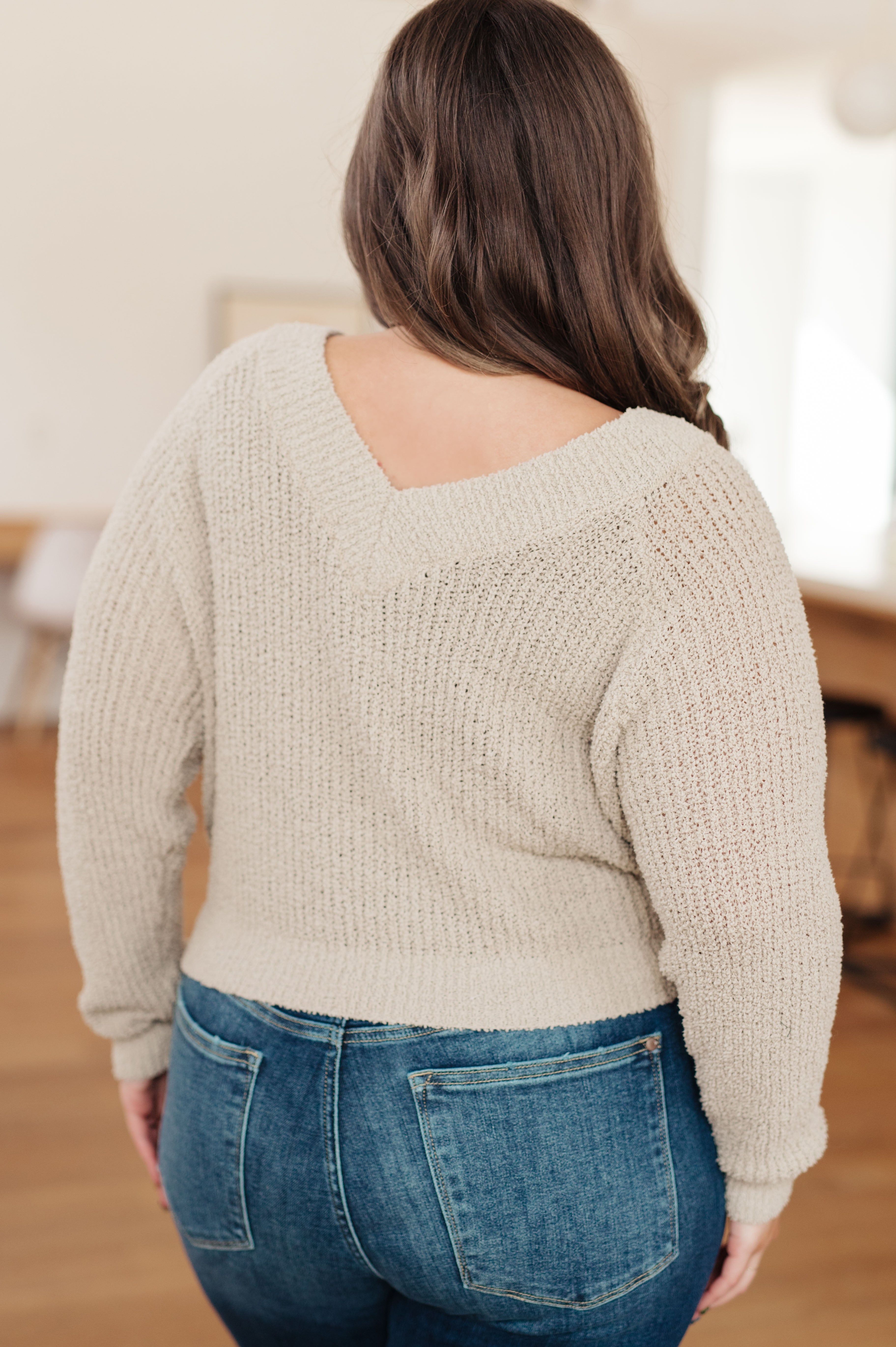 Stuck In The Moment V-Neck Sweater -