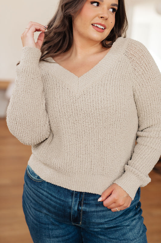 Stuck In The Moment V-Neck Sweater -