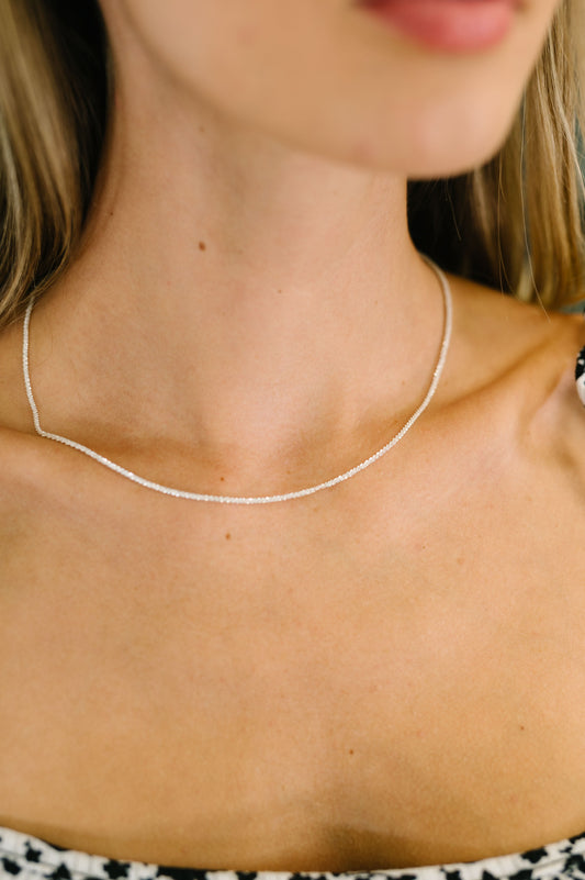Subtle Sparkle Dainty Necklace in - Womens photo