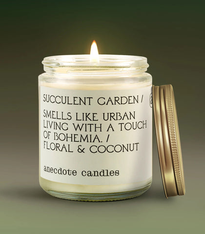 Succulent Garden in Standard Jar - candles photo