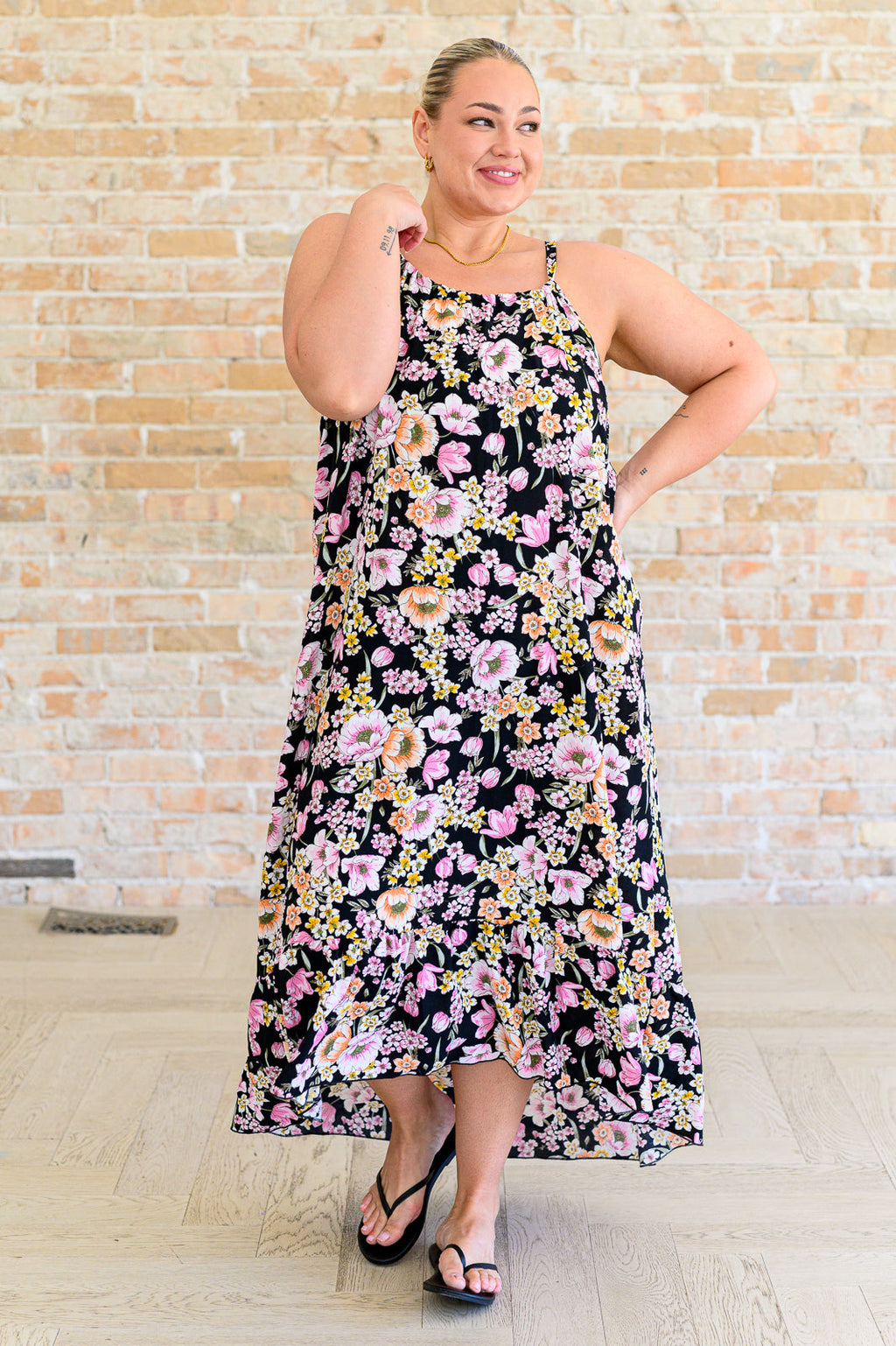 Sunny Side of Life Halter Top Dress in - Dresses photo