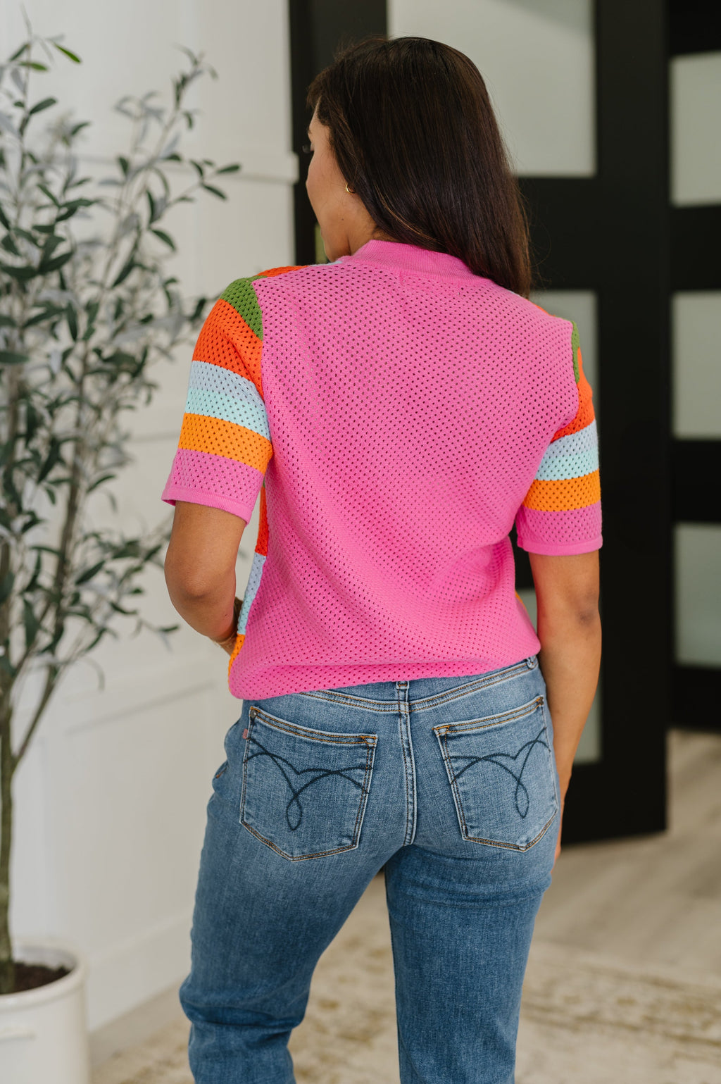 Sunset Stitch Knit Top in - Womens photo