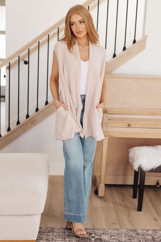 Surely a Win Sleeveless Cardigan in - Layers photo