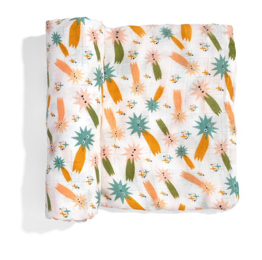 Space Explorer bamboo swaddle in - Swaddle photo