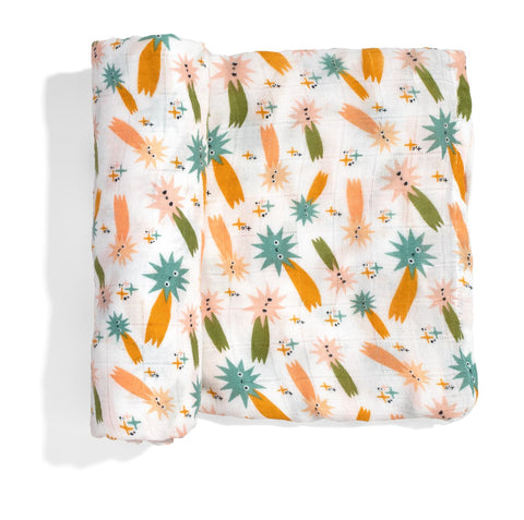 Space Explorer bamboo swaddle in - Swaddle photo